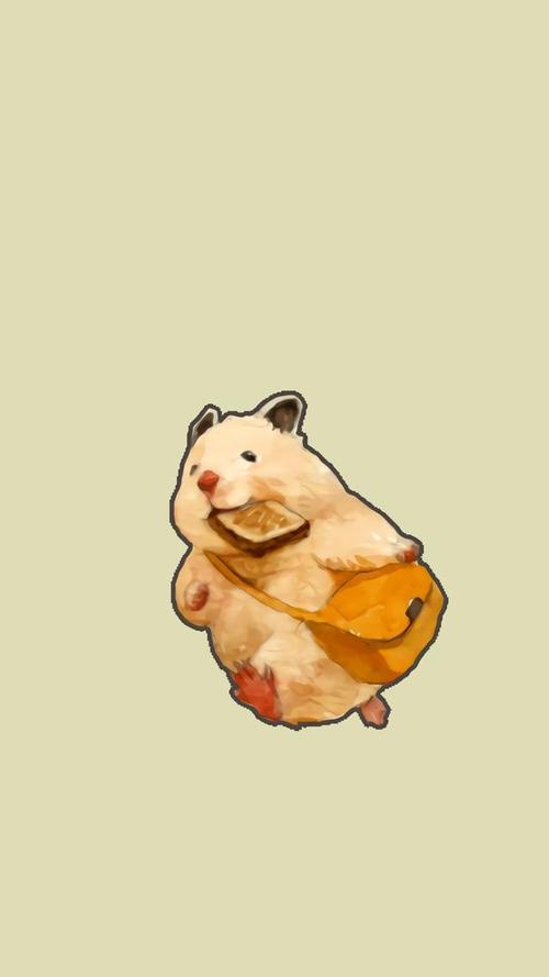 胖乎乎小仓鼠的日常生活（小仓鼠卡通图片萌死人）