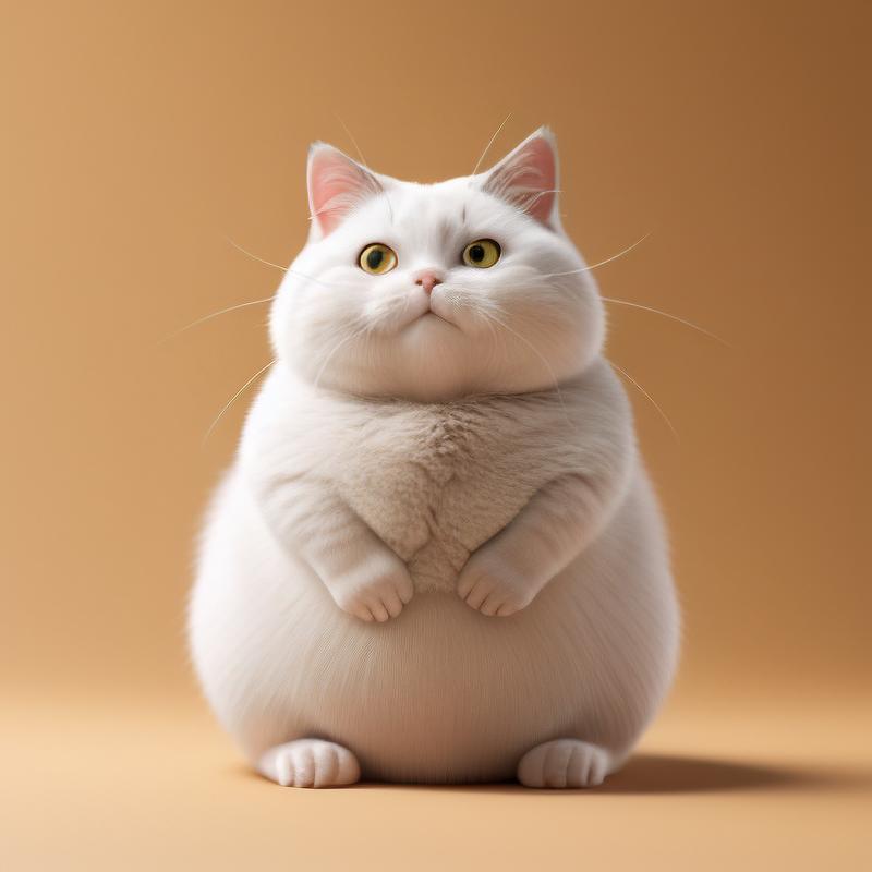 治愈系胖猫，萌翻你的心！（萌宠肥猫图）