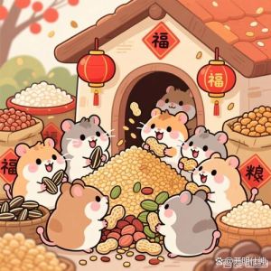 艺术魅力与幽默日常（可爱动漫小仓鼠图片）