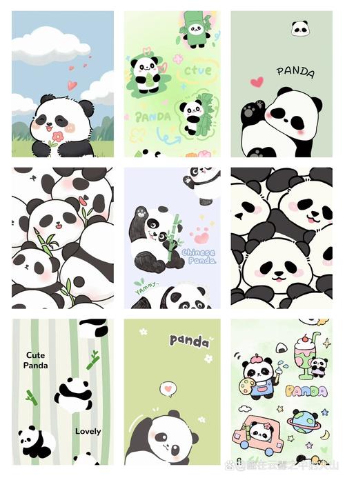 萌化可爱，传递情感（超萌Q版萌图熊猫）