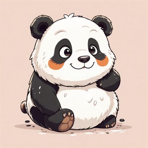 萌化可爱，传递情感（超萌Q版萌图熊猫）