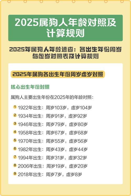 狗狗不同年龄阶段照顾要点（狗年龄对照表大全）