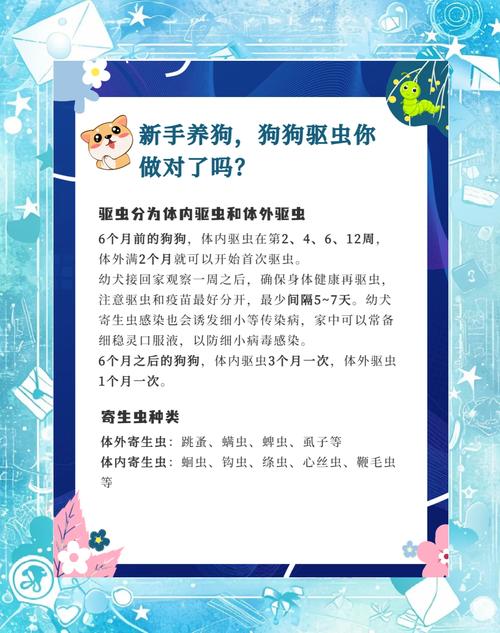 狗狗内外驱虫，选对品牌和剂量很关键！（狗狗体内外驱虫各有什么要求）