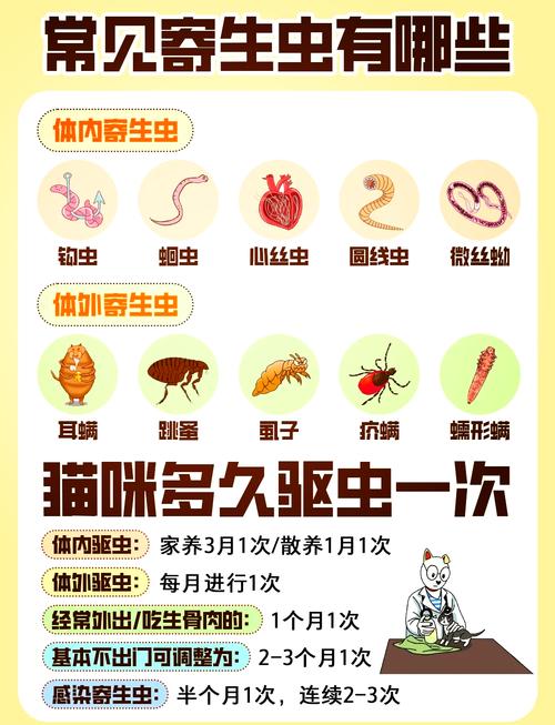 小猫科学驱虫指南，6个月内必看！（6个月的小猫驱虫多久一次）