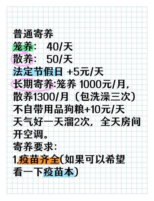 2025宠物寄养价差异大 选对省钱安全（宠物寄养价目表2025）