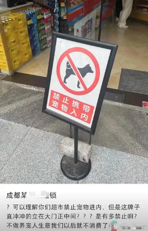 公共场所禁狗标志，维护环境和谐（禁止宠物狗入内标志）