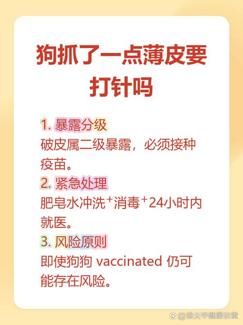狗抓破皮肤也需打疫苗防狂犬（被家狗隔着衣服抓破了一点皮有事吗）