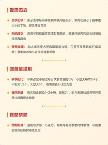 苹果可喂狗，去核切小块，少量试，病时忌（狗可以吃苹果吗，一次可以吃多少）