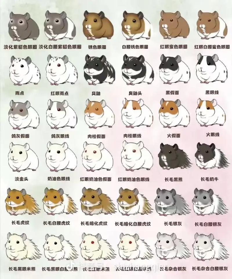 仓鼠豚鼠龙猫饲养指南（宠物鼠类品种大全）