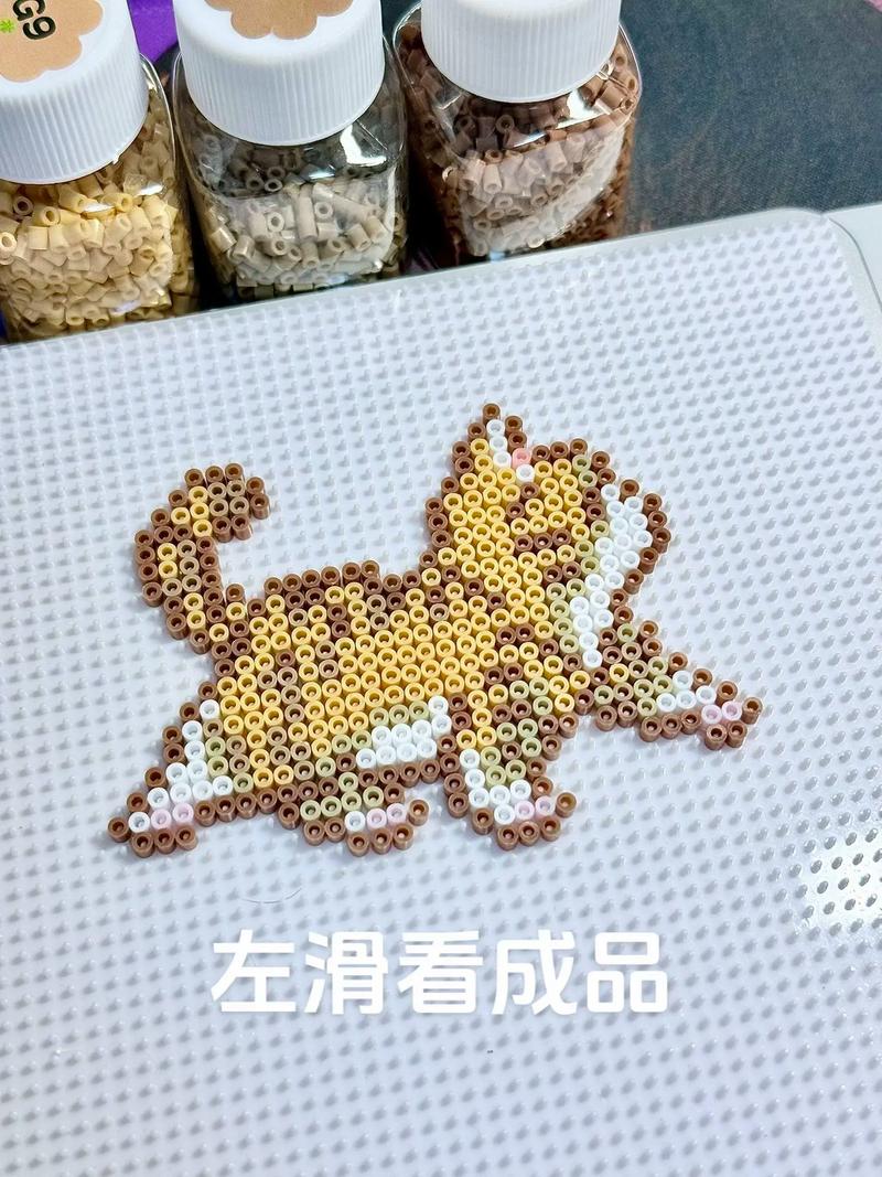 可爱小猫图纸,简单易学,轻松DIY挂包(小猫拼豆豆图纸) 可爱小猫图纸,简单易学,轻松DIY挂包(小猫拼豆豆图纸)