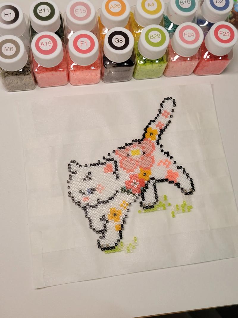 塑形加扭棒,实用美观手机支架(布偶猫拼豆图纸挂件) 塑形加扭棒,实用美观手机支架(布偶猫拼豆图纸挂件)