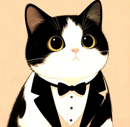 黑白颜值多变，性格复杂，需要关爱陪伴（真正的奶牛猫图片）