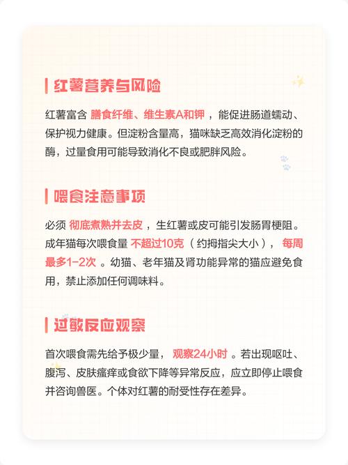 红薯干对猫有害,别喂太多(猫猫可以吃红薯干吗) 红薯干对猫有害,别喂太多(猫猫可以吃红薯干吗)