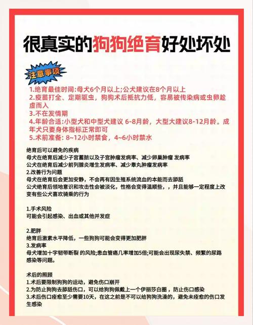 狗狗绝育后易胖需调整饮食,注意情绪变化和手术风险(绝育对狗的好处和坏处) 狗狗绝育后易胖需调整饮食,注意情绪变化和手术风险(绝育对狗的好处和坏处)