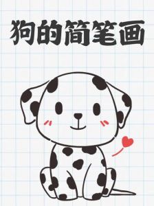 五官立体毛发蓬松，简笔画超简单（狗怎么画）