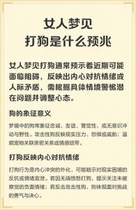 梦见温顺狗是好兆头，预示交到好朋友（梦见一条很温顺的狗）