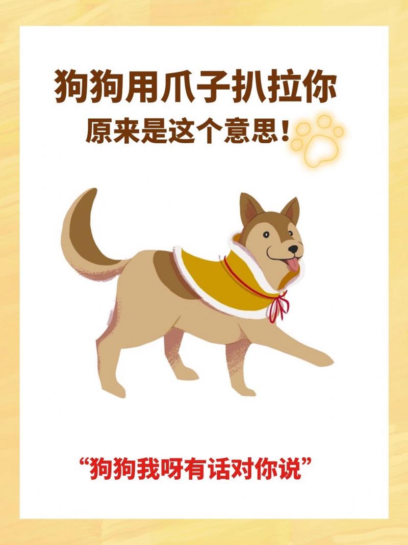 小狗扒拉人,表达需求与情感(小狗扒拉人) 小狗扒拉人,表达需求与情感(小狗扒拉人)