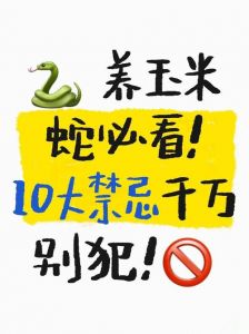 警惕！玉米蛇易养但风险多，寿命长需谨慎（玉米蛇为什么不建议养）