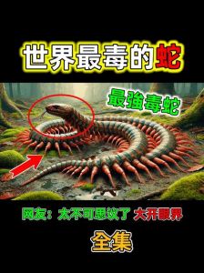 毒蛇虽温和，致命不可挡！（全世界毒蛇排行榜）