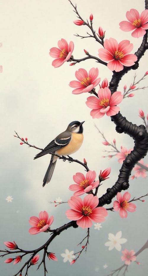 宁静和谐,东方美学之美(中式鸟语花香图片大全) 宁静和谐,东方美学之美(中式鸟语花香图片大全)