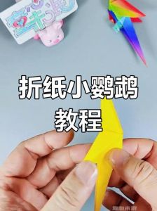 手把手教你折鹦鹉（鹦鹉手工折纸步骤图片）